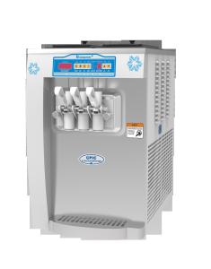 China 28L/Hour Oceanpower cheap 3 flavors table top frozen yogurt Machine R404a factory
