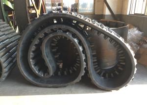 China 150mm Pitch Large Dumper Rubber Tracks Continuous 800mm Wide factory