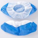 Blue 30g Disposable Shoe Protectors Non Woven Non Slip Shoe Covers