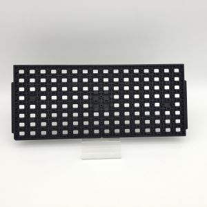 Black JEDEC Tray for BGA-Packaged Chip Complies With Standard Design Matrix 8x16
