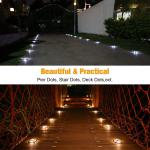 IP67 Waterproof Solar Dock Light with Battery 1.2V/600MAH Ni-Mh Battery -20C-