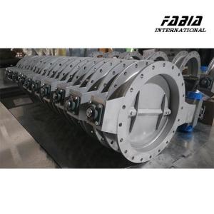 China RTO Combustion Furnace Pneumatic Gas Butterfly Valve Wear Resistance For Hydroelectric And Mining Industries factory