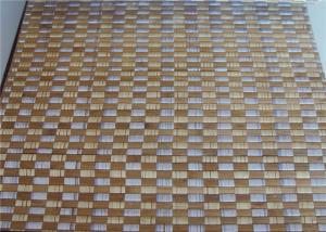 China Smooth Surface Bamboo Roller Blinds , Hotel Use Natural Bamboo Roman Shades factory