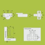 cheap price furniture hardware stainless steel hinge 35 cup inset type