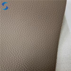 China Thickness 0.8mm±0.05 - Delivery Time 21days - PVC leather fabric - Embossed synthetic leather fabric manufacturers factory