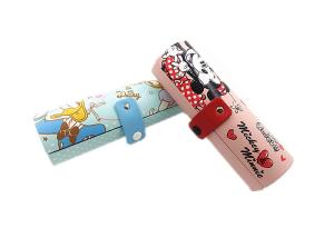China Cute PU Hard Children'S Glasses Case Round Shape With Firmly Bottom factory