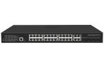 32 Ports Gigabit Industrial Ethernet Switch 300W Stable Black Color