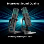 Noise Cancelling 5V USB Condenser Microphone For Recording 98db SNR