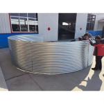 Modular Round Corrugated Metal Rainwater Tanks Fire Fish Farm Sheet Galvanized