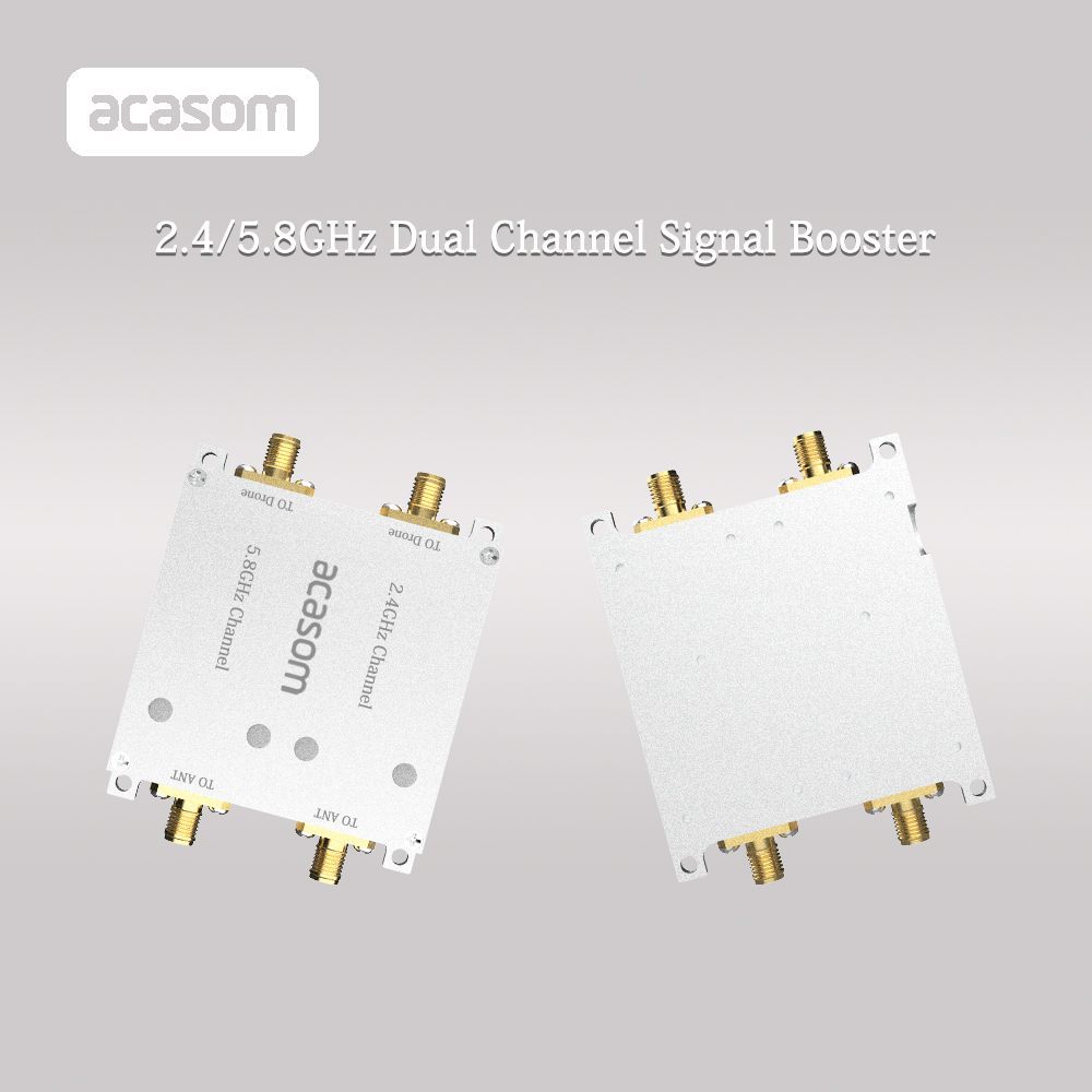 Dual Channel 2.4 GHz 5.8 GHz Signal Amplifier Max Output Power P1dB 36dBm 4W