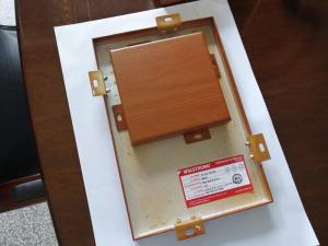 China Customized Home Decoration 3mm Wood Grain Aluminum Panel factory