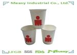 6 Ounce Paper Cups With Flexo Printing Custom Design , Take Away Coffee Cup