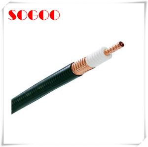 China Foam PE Insulation 1/2 &quot; RF Feeder Cable Flexible Coaxial Cable Flame Retardant factory