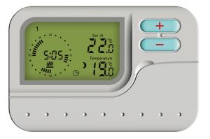 China Electric Heat Digital Thermostat , 7 Day Programmable Room Thermostat factory