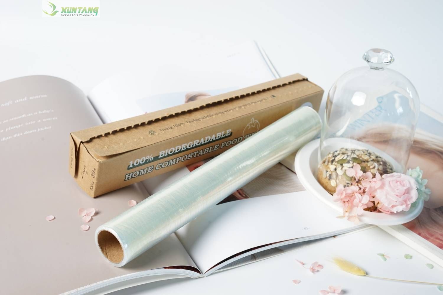 46cmx610mx13mic Biodegradable Cling Wrap Eco Friendly