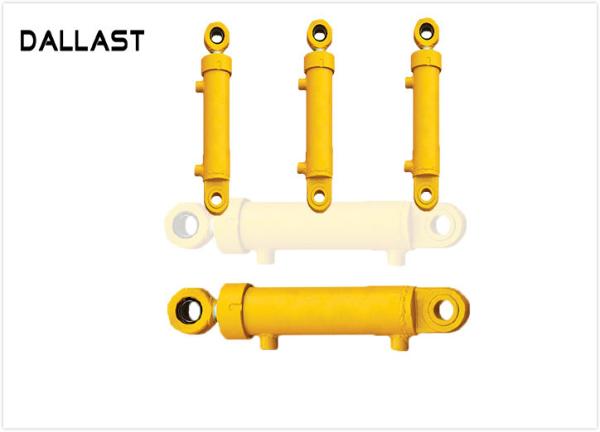 Double Acting Piston Type Hydraulic Cylinder , Welded Agricultural Hydraulic