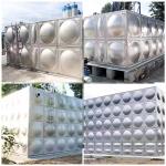 Prefabricated 5000 Liters Water Storage Tanks Sectional Modular stainless steel