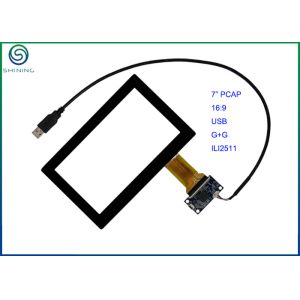 COB Type 7" Projected Capacitive Touch Screen For Industrial Monitor With USB