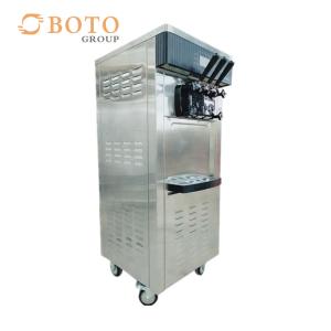 China Household DIY Ice Cream Machines Stainless Steel Fruit Ice Cream Maker Soft Ice Cream Machine factory