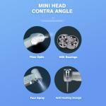LED Electric Motor Handpiece 1:5 Mini Head Contra Angle Increasing Speed