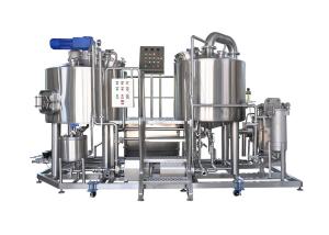 China Durable Craft Brewing Equipment 1500L Output 2MM Exterior Shell Brewing Tanks factory