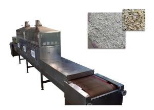 China Conveyor Belt Industrial Microwave Dryer Machine Short Time And Fast Speed For Pet Food factory