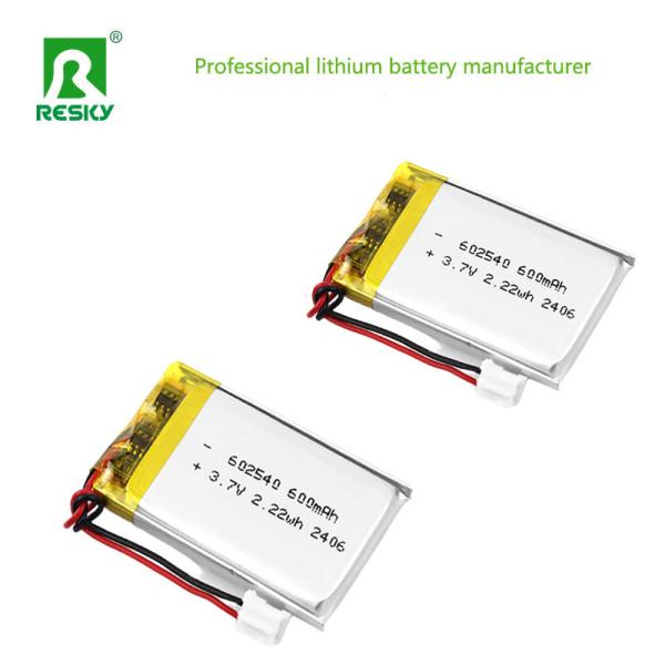 Lithium Polymer Battery Cell 602540 600mAh 3.7V 2.22wh solar Lipo Batteries for medical monitors