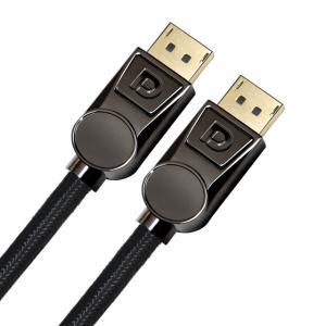 China Zinc Alloy Displayport 1.4 8k Male To Male Cable Ethernet 4K 120Hz dp1.4 cable factory