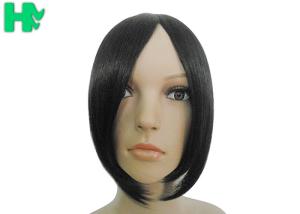 China Silky Straight Synthetic Hair Pieces , Synthetic Hair Closure Hair Wavy For Black Women factory