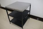 Digital Timer Control Pizza Cart Table for Home and Outdoor Party Space