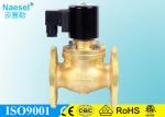 1.5 Inch Flange Type Oil Pressure Control Solenoid Valve , Brass Body Steam