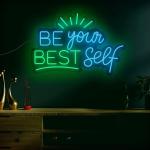 12V Custom Logo Wedding Acrylic Neon Light Sign Ideal for Office Decoration in
