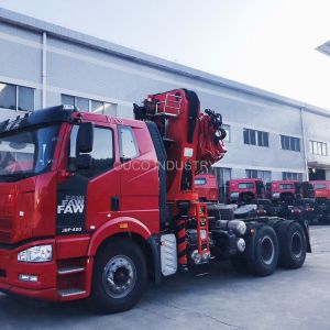 20t Knuckle And Telescopic Boom Lorry Mounted Crane