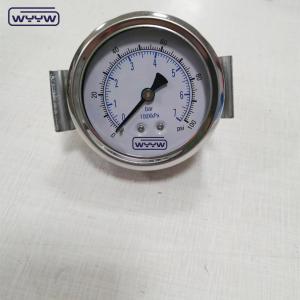 China 1 Year Pressure Gauge For Fluids At Bar Kg/cm2 Pressure Range factory