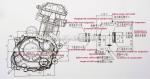 Kick Start Electric Kick Engine 300cc Water Cooled Gasoline Engine for 1