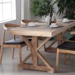 Solid Wood Customized Vintage Neoclassical Wooden Dining Table for Dining and