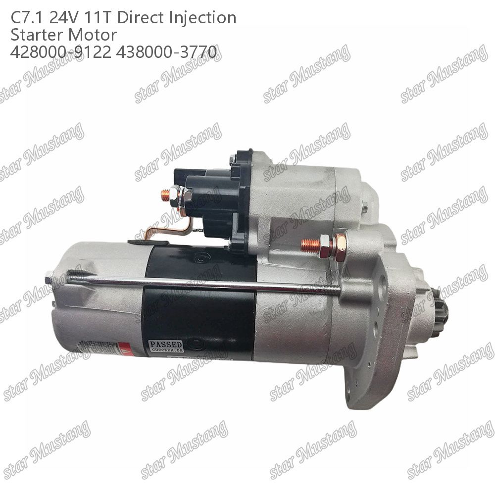 Engine Starter Motor C7.1 DI Type 24V 11T 428000-9122 438000-3770 For Caterpillar Engine Spare Parts