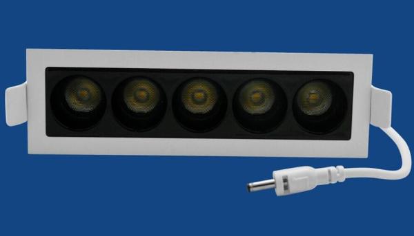 10.5W Multi Lamps Square Led Recessed Downlight Spot Housing , Led Ceiling