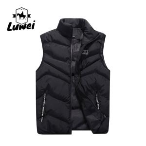 China 2020 Hot Sell Windproof Fashion Sleeveless Utility Stand Collar Quilted Puffer Down Vest Work Vest Mens Gilet factory