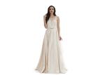 Sexy Look Backless Ladies Arabic Wedding Party Dresses With Nice Tapestry Fabric