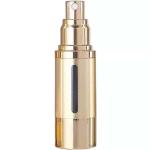 15ml 20ml 30ml 50ml 100ml airless window bottle covered with Silver Gold
