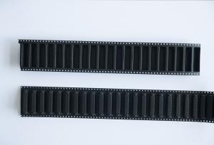 China Black Carrier Tape Custom SMD / SMT Carrier Tape PS ESD tape factory