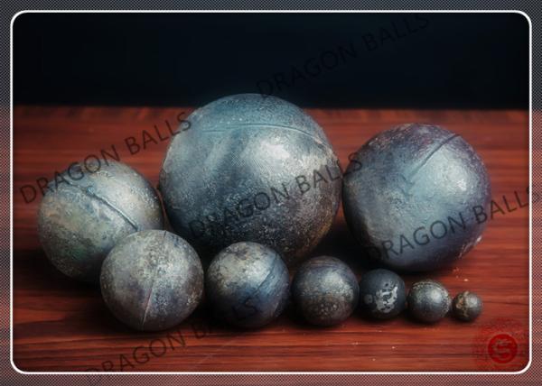 Anti Friction Steel Grinding Balls 80mm 58-63 Hardness For Cement Plant / Power