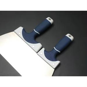 China Construction Tools Drywall Putty Knife Stainless Steel Mirror Polish Blade Filler Plaster Decorate Flexible Tapping Scra factory