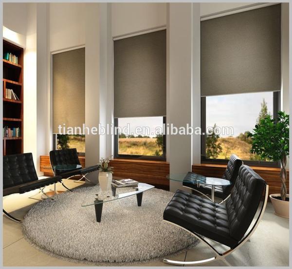 heat resistance sun shade electric roller blind fireproof waterproof roller