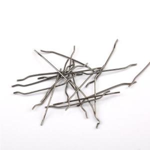 China Stainless Precast Concrete Helix Steel Fiber with End Hook Type in Silvery Colour factory