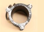 UKD Sand Casting Parts Pipe Connector With O Ring Brown Color JIS Standard