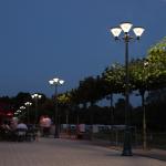 IP65 Outdoor Solar LED Landscape Pathway Light Solar Garden Lights 3 head lamps