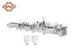 Carton Box Folder Gluer Machine Adjustable Distance With Two Baffles