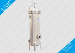 China Economical Cartridge Water Filter 0.6 / 1.0 MPa , High Performance Inline Water Filter factory